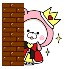 Kumapoko in Wonderland sticker #15056239