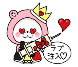 Kumapoko in Wonderland sticker #15056247