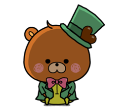 Kumapoko in Wonderland sticker #15056254