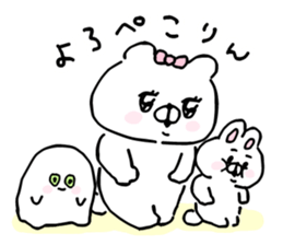 Let's accompanied by a bear~kawaii ver6~ sticker #15056269