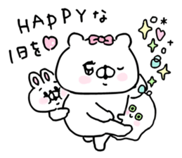 Let's accompanied by a bear~kawaii ver6~ sticker #15056297