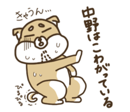 Shiba-dog,NAKANO sticker #15057269