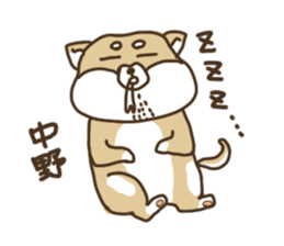 Shiba-dog,NAKANO sticker #15057280