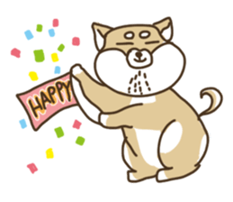 Shiba-dog,NAKANO sticker #15057295