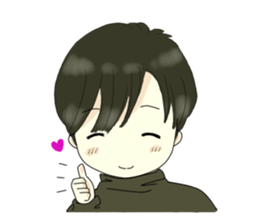 Korean and Japanese Oppa sticker #15058176