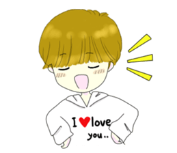 Korean and Japanese Oppa sticker #15058183