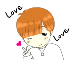 Korean and Japanese Oppa sticker #15058184