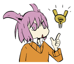 Rabbit man and cat man sticker #15058564