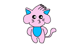 ANNENIKOPINK THE SWEETY CAT sticker #15058762