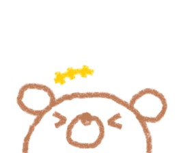 Hyokkori bear sticker #15060366