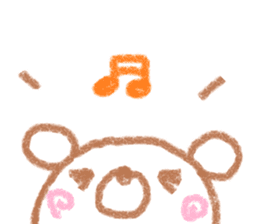 Hyokkori bear sticker #15060367