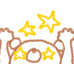 Hyokkori bear sticker #15060387