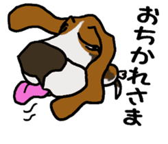 Basset hound 12(dog) sticker #15061136