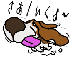 Basset hound 12(dog) sticker #15061137