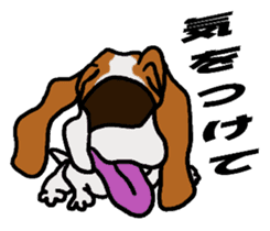 Basset hound 12(dog) sticker #15061142