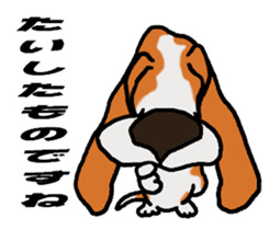 Basset hound 12(dog) sticker #15061150