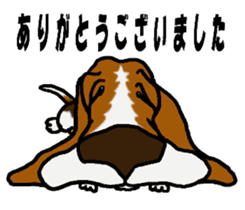 Basset hound 12(dog) sticker #15061153