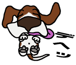 Basset hound 12(dog) sticker #15061154