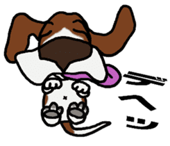 Basset hound 12(dog) sticker #15061154
