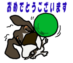 Basset hound 12(dog) sticker #15061157