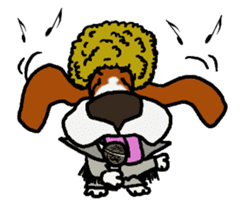 Basset hound 12(dog) sticker #15061165