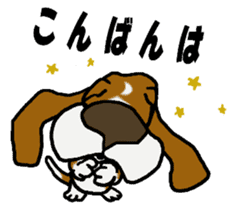 Basset hound 12(dog) sticker #15061167
