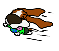 Basset hound 12(dog) sticker #15061171