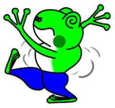 JIN-JIN Frog Life 4 sticker #15061292