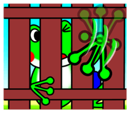 JIN-JIN Frog Life 4 sticker #15061318