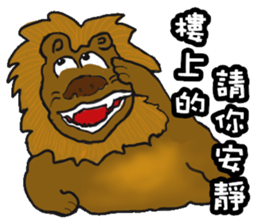 Cute Animals Love to cry bear sticker #15061678