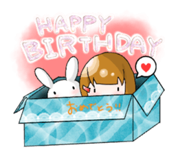 sticker that little girl's thinking sticker #15061902