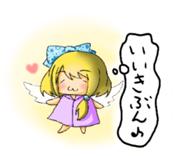 sticker that little girl's thinking sticker #15061910