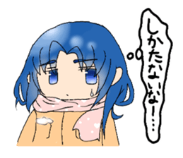 sticker that little girl's thinking sticker #15061916