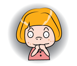 Blonde Haired Lady sticker #15062060