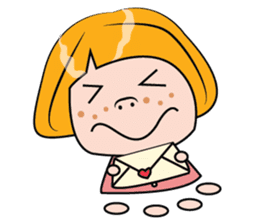 Blonde Haired Lady sticker #15062061