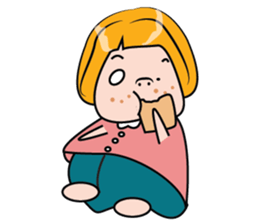 Blonde Haired Lady sticker #15062062