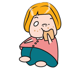 Blonde Haired Lady sticker #15062062