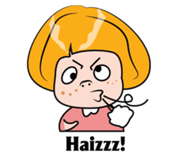 Blonde Haired Lady sticker #15062066