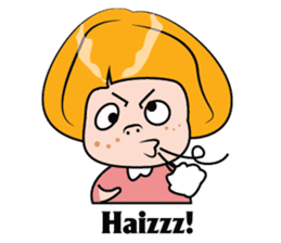 Blonde Haired Lady sticker #15062066