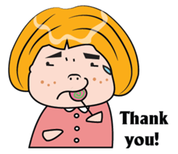 Blonde Haired Lady sticker #15062068