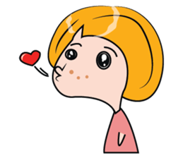 Blonde Haired Lady sticker #15062069