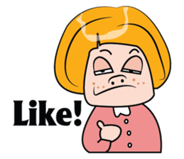 Blonde Haired Lady sticker #15062070