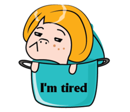 Blonde Haired Lady sticker #15062071