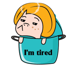 Blonde Haired Lady sticker #15062071