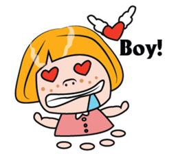 Blonde Haired Lady sticker #15062072