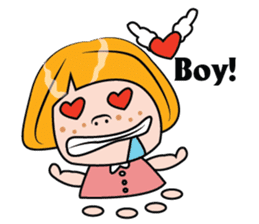 Blonde Haired Lady sticker #15062072