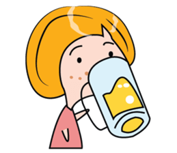 Blonde Haired Lady sticker #15062073