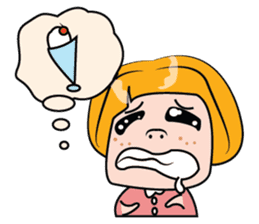 Blonde Haired Lady sticker #15062075