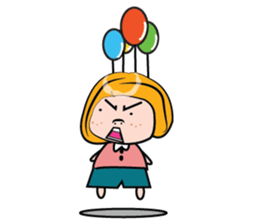 Blonde Haired Lady sticker #15062077