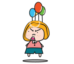 Blonde Haired Lady sticker #15062077